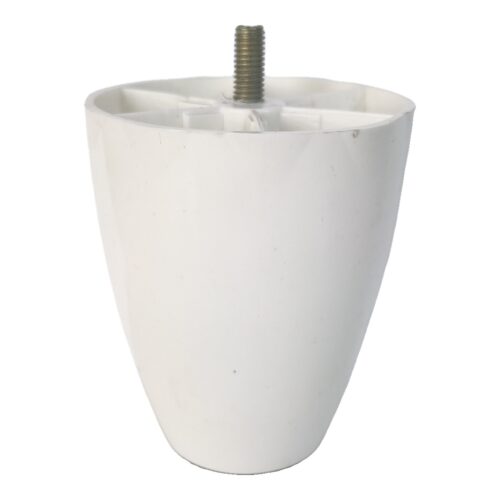 10 Cm M8 İnce Diş (beyaz) Plastik Mobilya Yükseltici Koltuk Kanepe Armut (tombul) Ayağı Ayakları-1.jpg