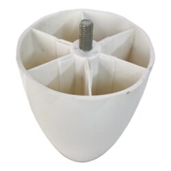 10 Cm M8 İnce Diş (beyaz) Plastik Mobilya Yükseltici Koltuk Kanepe Armut (tombul) Ayağı Ayakları-3.jpg