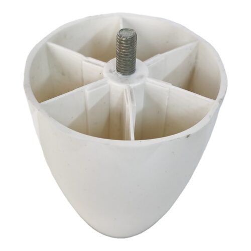 10 Cm M8 İnce Diş (beyaz) Plastik Mobilya Yükseltici Koltuk Kanepe Armut (tombul) Ayağı Ayakları-3.jpg