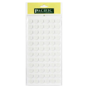 Pacific Yuvarlak Yapışkanlı Sandalye Koltuk Mobilya Ayak Keçesi Felt 15 Mm Beyaz-1.jpg