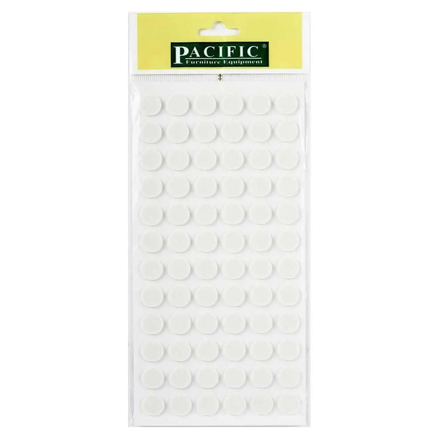 Pacific Yuvarlak Yapışkanlı Sandalye Koltuk Mobilya Ayak Keçesi Felt 15 Mm Beyaz-1.jpg