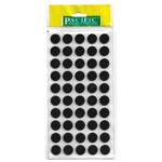 Pacific Yuvarlak Yapışkanlı Sandalye Koltuk Mobilya Ayak Keçesi Felt 18 Mm Siyah-1.jpg