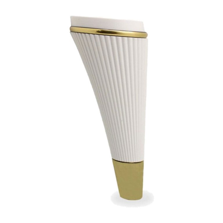 19 Cm Sementa Ayak Sarı Şeritli Beyaz Pirinç-1.jpg