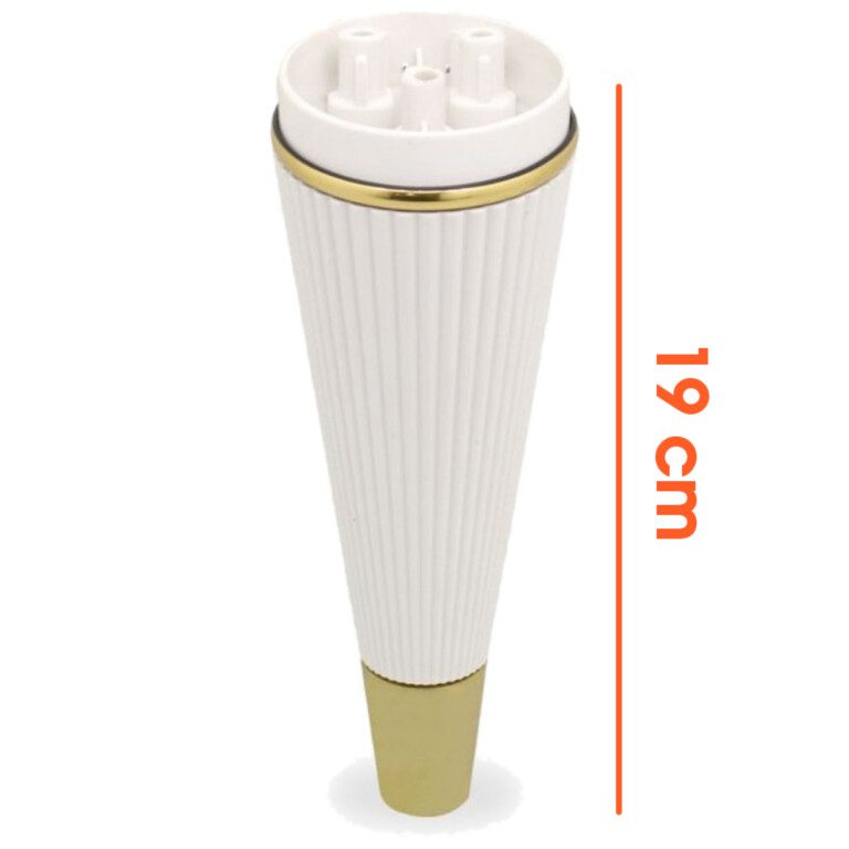 19 Cm Sementa Ayak Sarı Şeritli Beyaz Pirinç-3.jpg