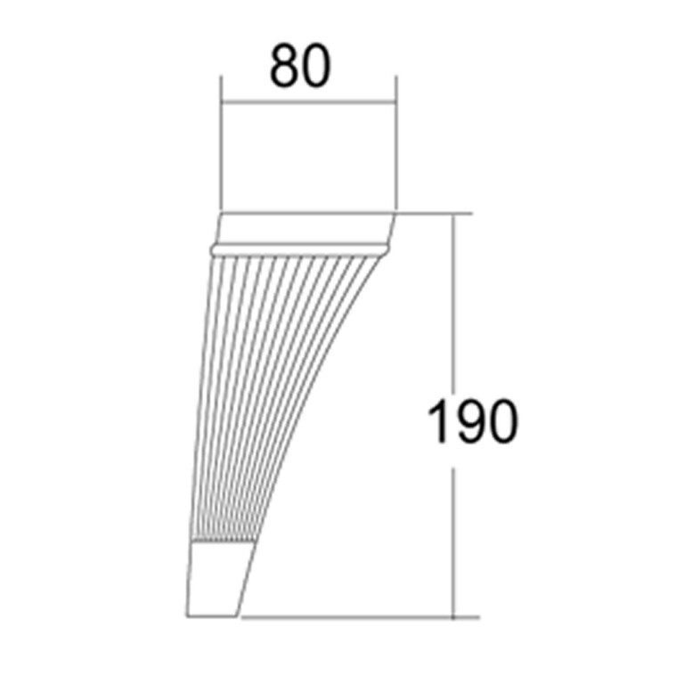 19 Cm Sementa Ayak Sarı Şeritli Beyaz Pirinç-4.jpg