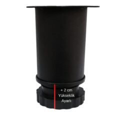 60 Lık Tablalı Ayarlı Ayak 10 Cm Texture Siyah-3.jpg