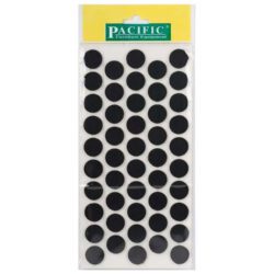 Pacific Yuvarlak Yapışkanlı Sandalye Koltuk Mobilya Ayak Keçesi Felt 20 Mm Siyah-1.jpg