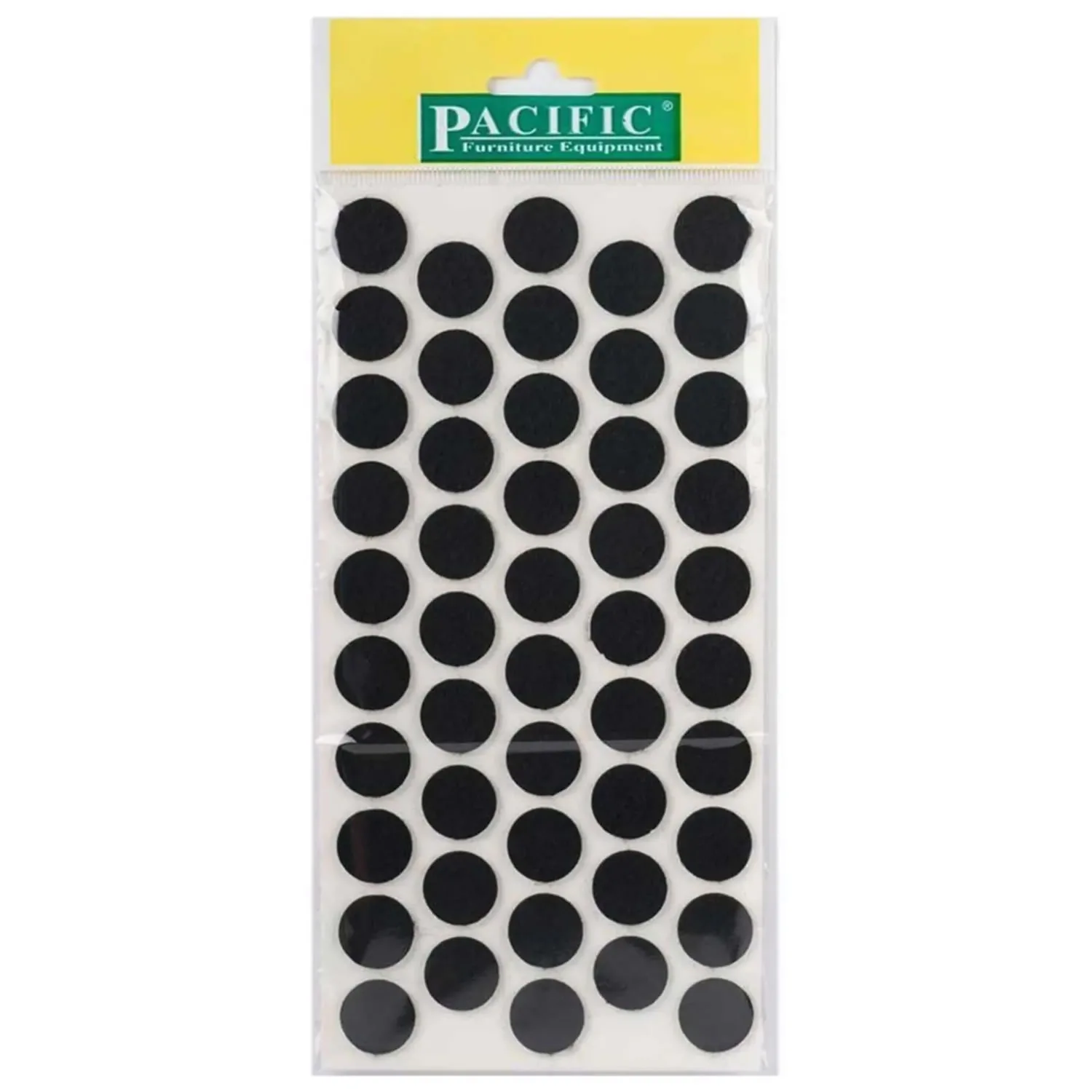 Pacific Yuvarlak Yapışkanlı Sandalye Koltuk Mobilya Ayak Keçesi Felt 20 Mm Siyah-1.jpg