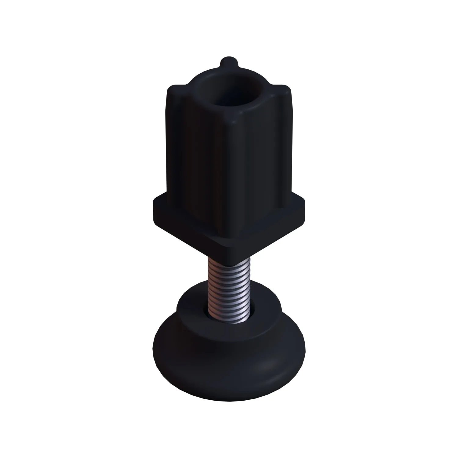 20x20 Mm Plastik Rotil Ayak - Profil Ayağı Tezgah Ayarlı Ayak Siyah-1.jpg 20x20 Mm Plastik Rotil Ayak - Profil Ayağı Tezgah Ayarlı Ayak Siyah-1.jpg