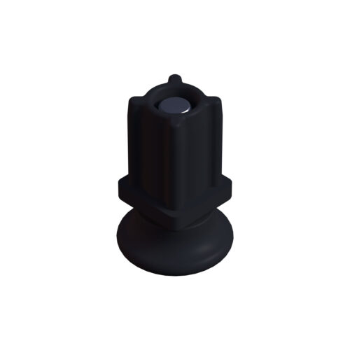 20x20 Mm Plastik Rotil Ayak - Profil Ayağı Tezgah Ayarlı Ayak Siyah-3.jpg