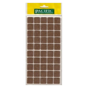 Pacific Kare Yapışkanlı Sandalye Koltuk Mobilya Ayak Keçesi Felt 20x20 Mm Kahve-1.jpg
