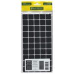 Pacific Kare Yapışkanlı Sandalye Koltuk Mobilya Ayak Keçesi Felt 20x20 Mm Siyah-1.jpg