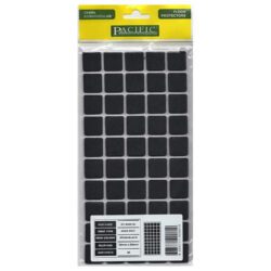 Pacific Kare Yapışkanlı Sandalye Koltuk Mobilya Ayak Keçesi Felt 20x20 Mm Siyah-1.jpg