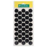 Pacific Yuvarlak Yapışkanlı Sandalye Koltuk Mobilya Ayak Keçesi Felt 24 Mm Siyah-1.jpg