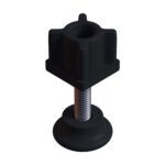 25x25 Mm Plastik Rotil Ayak - Profil Ayağı Tezgah Ayarlı Ayak Siyah-1.jpg