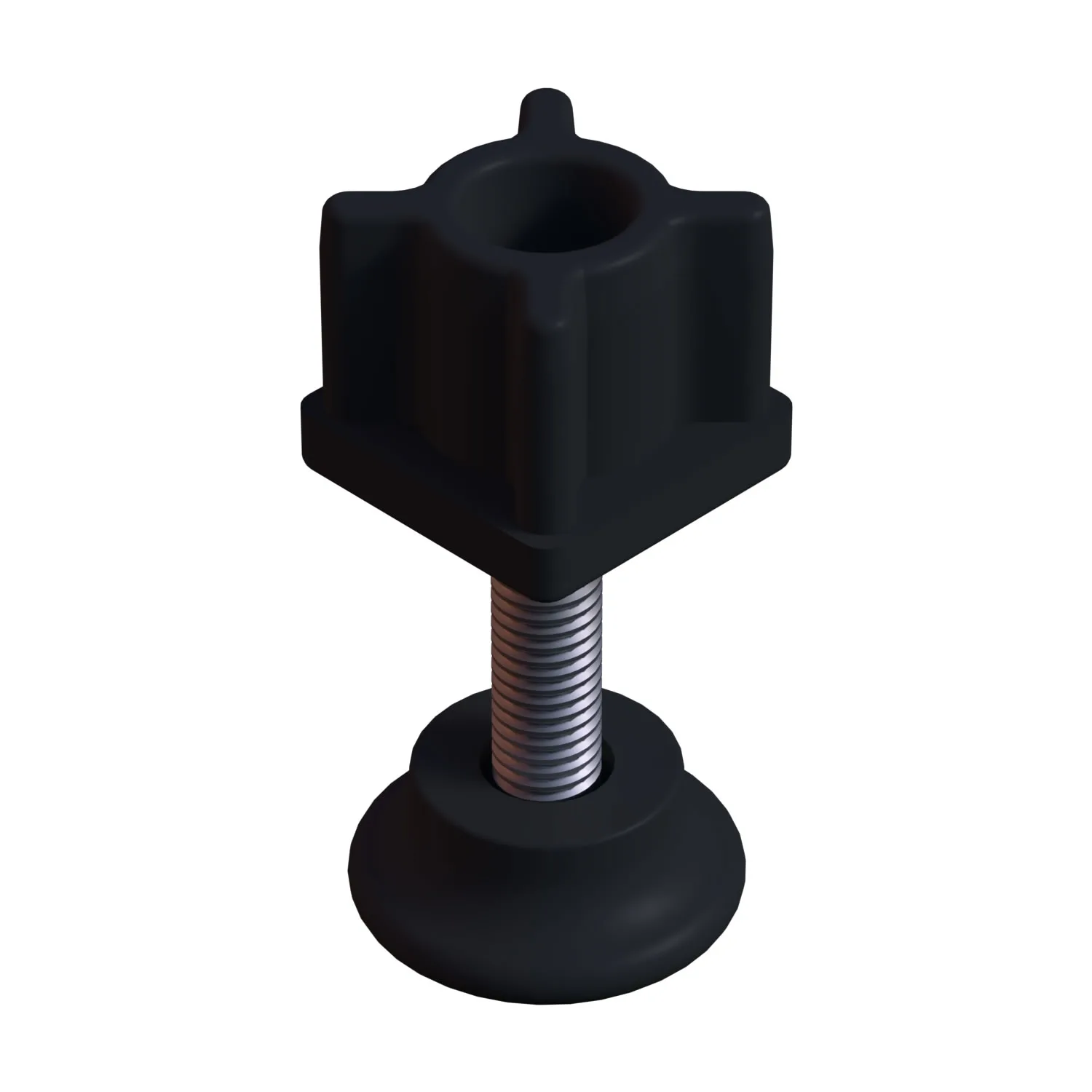 25x25 Mm Plastik Rotil Ayak - Profil Ayağı Tezgah Ayarlı Ayak Siyah-1.jpg 25x25 Mm Plastik Rotil Ayak - Profil Ayağı Tezgah Ayarlı Ayak Siyah-1.jpg