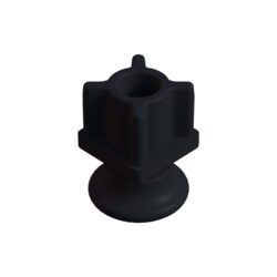 25x25 Mm Plastik Rotil Ayak - Profil Ayağı Tezgah Ayarlı Ayak Siyah-3.jpg