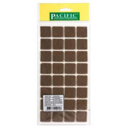 Pacific Kare Yapışkanlı Sandalye Koltuk Mobilya Ayak Keçesi Felt 25x25 Mm Kahve-1.jpg