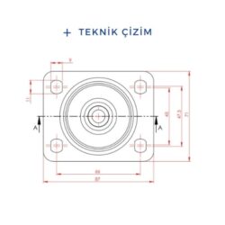 55x25 Polyamid Oynar Teker Sarı-3.jpg