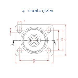 55x25 Polyamid Oynar Teker Sarı-3.jpg
