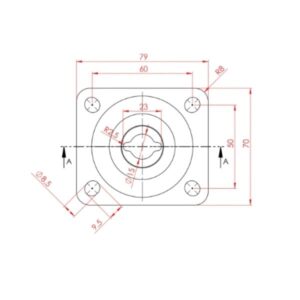 55x25 Polyamid Oynar Frenli Teker Sarı-3.jpg