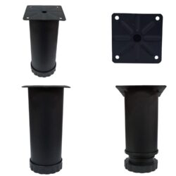 60 Lık Tablalı Ayarlı Ayak 15 Cm Texture Siyah-4.jpg