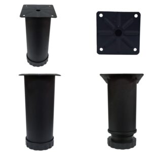 60 Lık Tablalı Ayarlı Ayak 15 Cm Texture Siyah-4.jpg