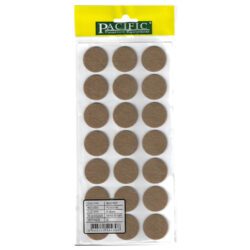 Pacific Yuvarlak Yapışkanlı Sandalye Koltuk Mobilya Ayak Keçesi Felt 30 Mm Kahve-1.jpg