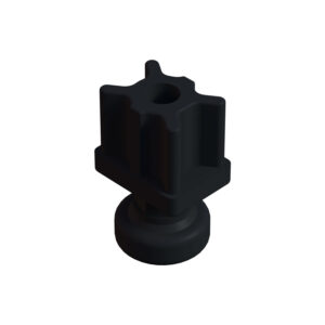 30x40 Mm Plastik Rotil Ayak - Profil Ayağı Tezgah Ayarlı Ayak Siyah-3.jpg