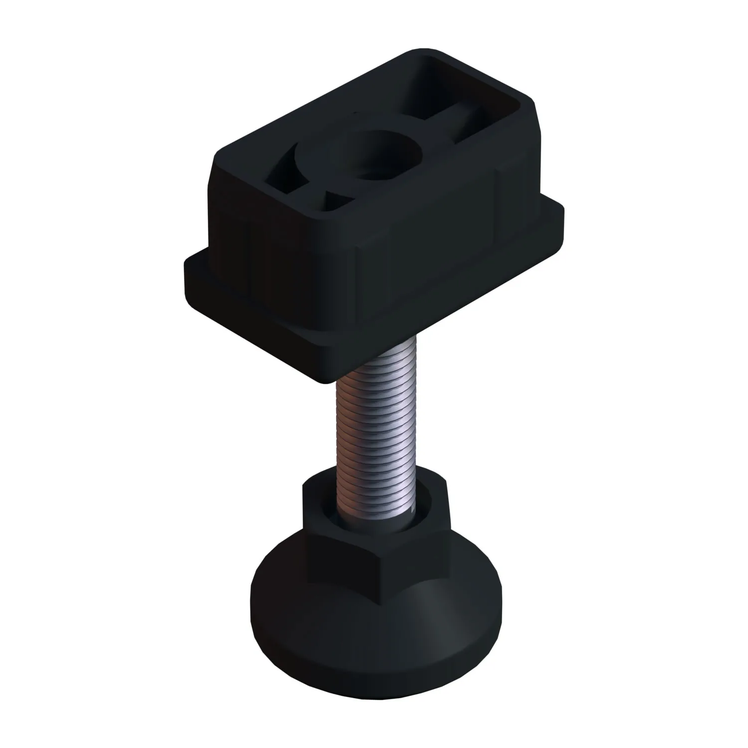 30x50 Mm Plastik Rotil Ayak - Profil Ayağı Tezgah Ayarlı Ayak Siyah-1.jpg 30x50 Mm Plastik Rotil Ayak - Profil Ayağı Tezgah Ayarlı Ayak Siyah-1.jpg