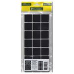 Paficic Kare Yapışkanlı Sandalye Koltuk Mobilya Ayak Keçesi Felt 30x30 Mm Siyah-1.jpg