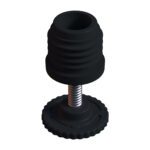 32 Mm Kademeli Plastik Rotil Ayak M10 - Boru Profil Ayağı Tezgah Ayarlı Ayak Siyah-1.jpg