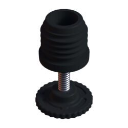 32 Mm Kademeli Plastik Rotil Ayak M10 - Boru Profil Ayağı Tezgah Ayarlı Ayak Siyah-1.jpg