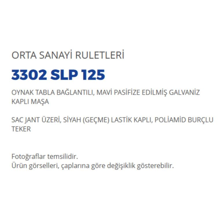 Mavi Pasifize Edilmiş Galvaniz Kaplı Maşa Sac Jant Üzeri