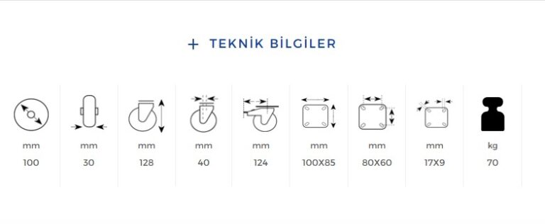 Tekeri Ve Maşayı Kilitleyen Fren Sistemli Maşa Sac Jant Üzeri