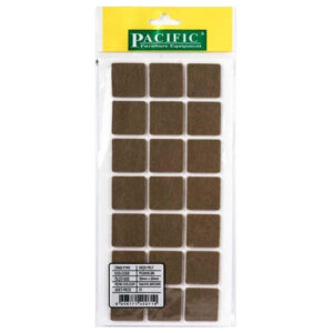 Pacific Kare Yapışkanlı Sandalye Koltuk Mobilya Ayak Keçesi Felt 35x35 Mm Kahve-1.jpg