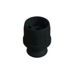 38 Mm Kademeli Plastik Rotil Ayak M8 - Boru Profil Ayağı Tezgah Ayarlı Ayak Siyah-3.jpg