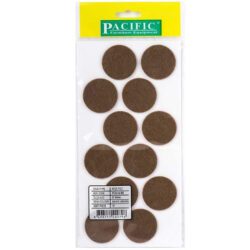 Pacific Yuvarlak Yapışkanlı Sandalye Koltuk Mobilya Ayak Keçesi Felt 40 Mm Siyah-1.jpg