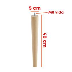 Konik Ayak Doğal Ahşap M8 40 Cm-3.jpg