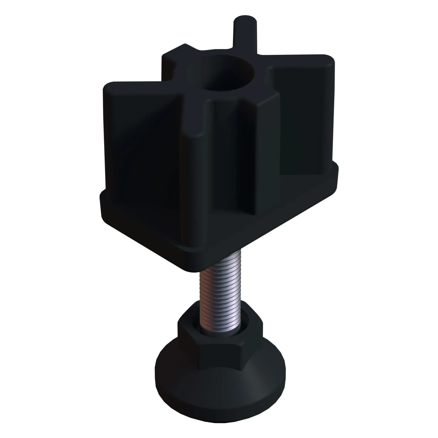 40x60 Mm Plastik Rotil Ayak - Profil Ayağı Tezgah Ayarlı Ayak Siyah-1.jpg 40x60 Mm Plastik Rotil Ayak - Profil Ayağı Tezgah Ayarlı Ayak Siyah-1.jpg