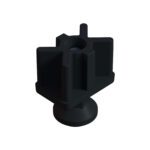 40x60 Mm Plastik Rotil Ayak - Profil Ayağı Tezgah Ayarlı Ayak Siyah-3.jpg