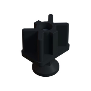 40x60 Mm Plastik Rotil Ayak - Profil Ayağı Tezgah Ayarlı Ayak Siyah-3.jpg