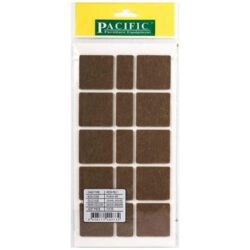 Pacific Kare Yapışkanlı Sandalye Koltuk Mobilya Ayak Keçesi Felt 40x40 Mm Kahve-1.jpg