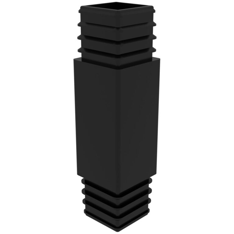 40x40 Mm Kademeli Profil Ara Bağl Aparatı Siyah-1.jpg