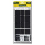 Pacific Kare Yapışkanlı Sandalye Koltuk Mobilya Ayak Keçesi Felt 40x40 Mm Siyah-1.jpg