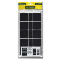 Pacific Kare Yapışkanlı Sandalye Koltuk Mobilya Ayak Keçesi Felt 40x40 Mm Siyah-1.jpg