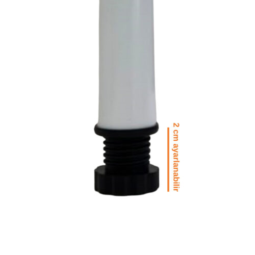 Çaap 42 Mm 71 Cm Masa Ayağı, Sehpa Ayağı, Dresuar Ayağı Beyaz - Görsel 4