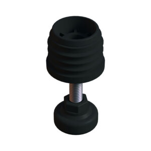 42 Mm Kademeli Plastik Rotil Ayak M10 - Boru Profil Ayağı Tezgah Ayarlı Ayak Siyah-1.jpg