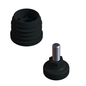 42 Mm Kademeli Plastik Rotil Ayak M10 - Boru Profil Ayağı Tezgah Ayarlı Ayak Siyah-2.jpg