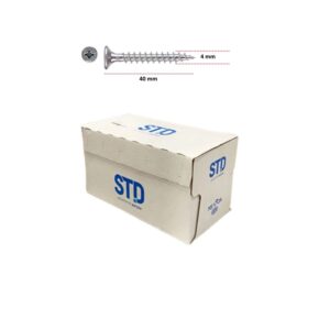 4x40 Std Sunta Vidası (500 Adet)-1.jpg